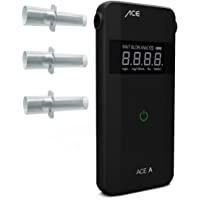 ACE A Alcoholímetro Profesional de Alta Precisión - Test de Alcoholemia Digital Electroquímico Preciso - Probador…
